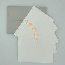 NEON Orange Smiley faces