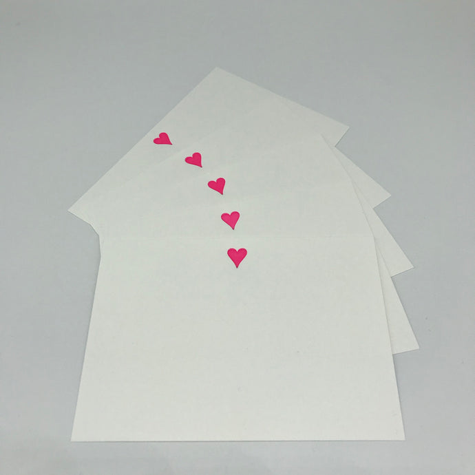 Neon Pink Hearts