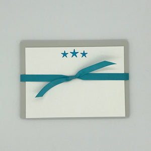 Neon Blue Stars