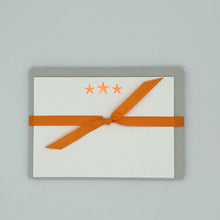 Neon Orange Stars